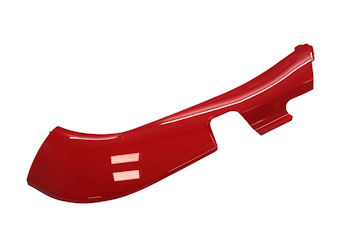 INSETTO LEFT SIDE SKIRT - RED