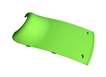 MODENA FRONT FENDER REAR SECTION - GREEN