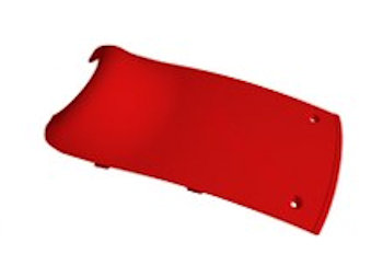 MODENA FRONT FENDER REAR SECTION - RED