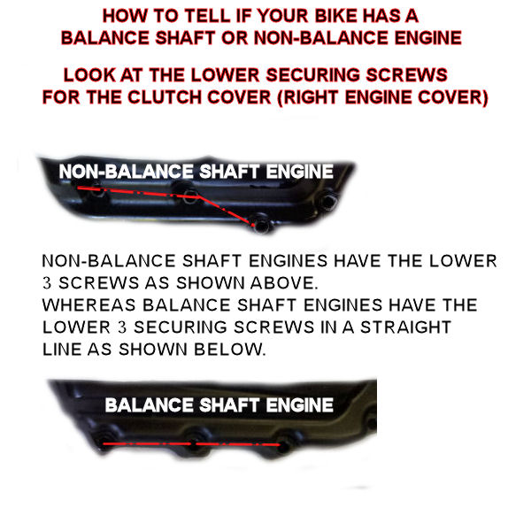 ENGINE - THERE ARE TWO TYPES - BALANCE SHAFT AND NON-BALANCE SHAFT