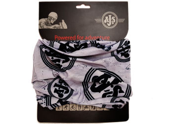 SCARF - FACE COVERING AJS-GREY-BLACK