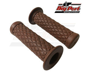 BIG PORT M/C GRIPS CLOSED END DIAMOND -7/8