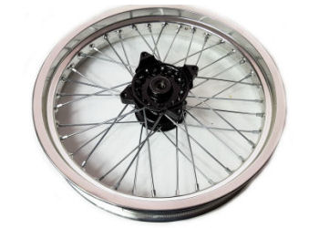 FRONT WHEEL - SILVER RIM