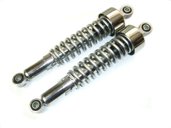 REAR SHOCK ASSY, CHROME, PAIR