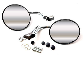 ROUND MIRRORS - (PAIR)