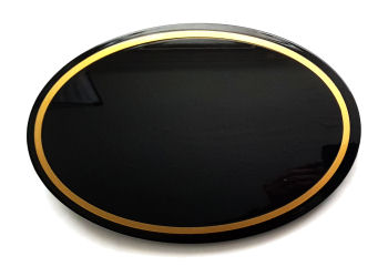 L. OVAL BOARD CADWELL - BLACK/GOLD