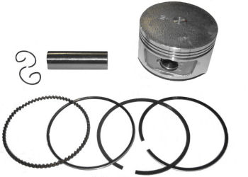 MOD 125CC PISTON COMPLETE (rings, clips, pin)
