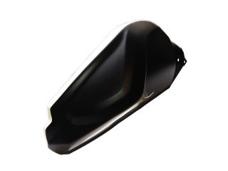 TN12/25 LEFT FUEL TANK SHIELD BLACK