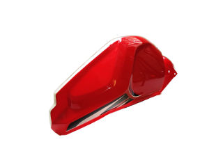 TN12 LEFT FUEL TANK SHIELD RED