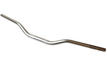 JSM 28mm TAPERED HANDLE BAR - SILVER