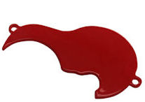 INSETTO FRONT FENDER LEFT COVER - RED