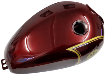 FUEL TANK - SUNDOWN METALLIC RED