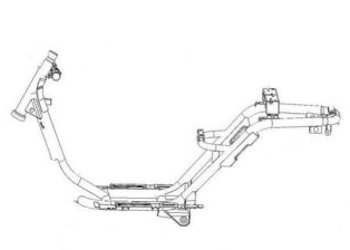 FRAME, MODENA 50cc EURO 3