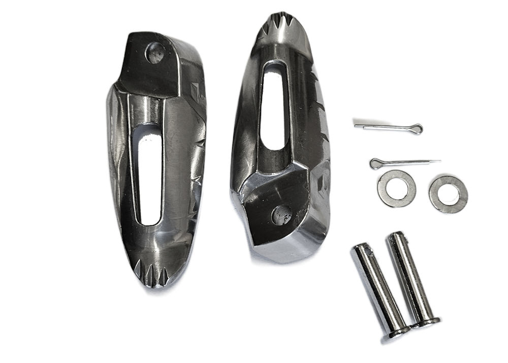 A9 REAR PILLION FOOTPEGS - PAIR