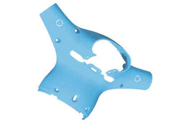 LOWER HANDLEBAR COVER - BLUE