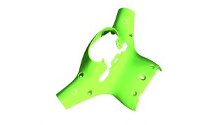 MODENA LOWER HANDLEBAR COVER - GREEN