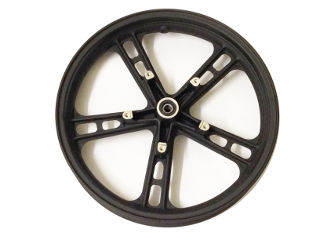 TN12/25 FRONT WHEEL - GLOSS BLACK