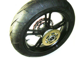 TN25 REAR WHEEL COMPLETE