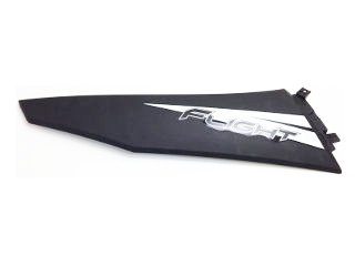 A9 RIGHT SIDE SKIRT - BLACK/WHITE DECAL