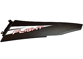 A9 LEFT SIDE SKIRT - RED/WHITE DECAL