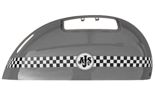 MODENA RIGHT REAR SIDE PANEL - GREY CHEQUERED