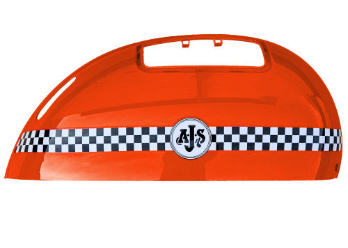 MODENA REAR RIGHT SIDE PANEL - ORANGE CHEQUERED