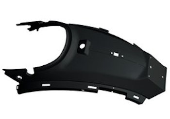 MODENA REAR MUDGUARD - BLACK