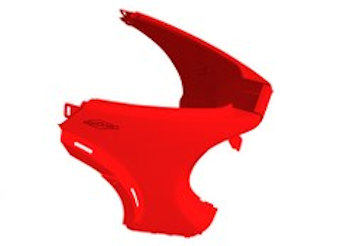 MODENA FRONT UNDERSEAT PANEL - RED