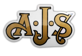 LARGE A.J.S VINTAGE DECAL (250mm HIGH)