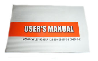 BOBBER OWNERS MANUAL