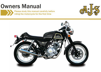 CADWELL 125 Euro 4/5 OWNERS MANUAL