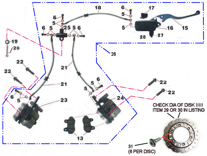 FRONT BRAKE SYSTEM