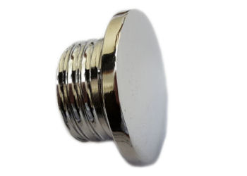 CHROMED FUEL CAP - SCREW TYPE