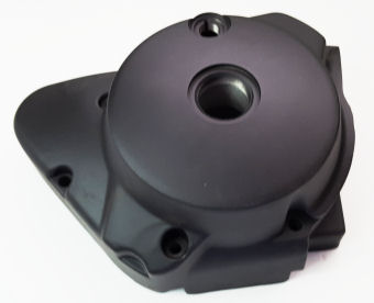 COVER LEFT CRANKCASE - BLACK