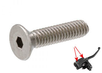 SCREW MASTER CYL CAP (M4 CSK X 12)