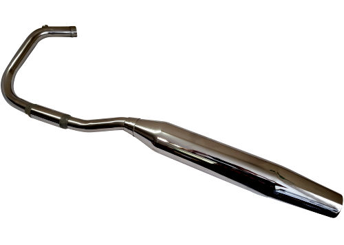 LEFT EXHAUST GAS MUFFLER (9B EFI FIA)