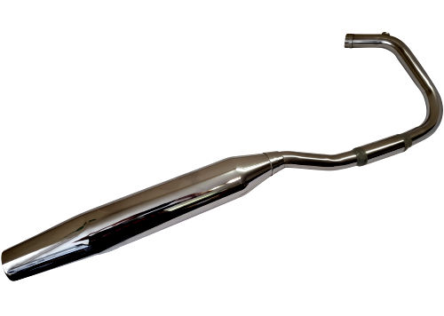 RIGHT EXHAUST GAS MUFFLER (9B EFI FIA)