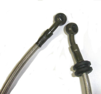UPPER FRONT BRAKE PIPE EOS - 490mm
