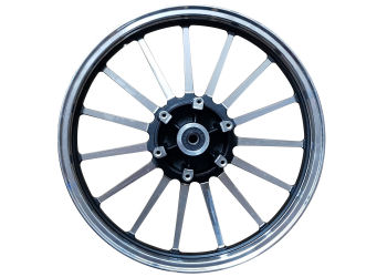 DD125E MK2 FRONT WHEEL  2.15 X 18 - TWIN DISC