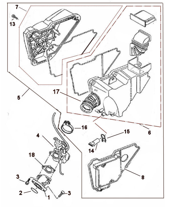 Carburetter and Air Filter