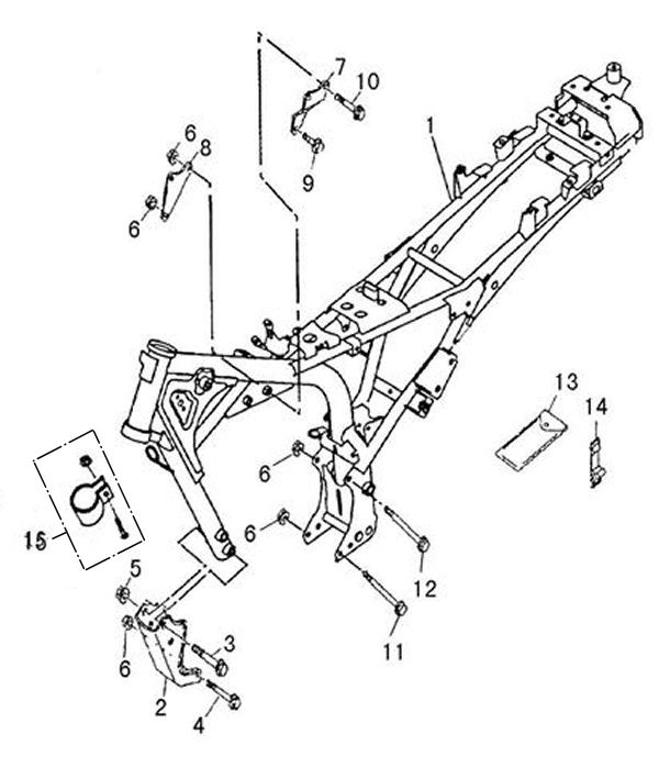 FRAME AND ENGINE MOUNTS