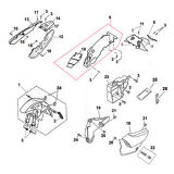 PLASTIC SIDE PANELS, FENDERS AND FIXINGS