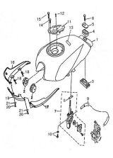 Petrol Tank & Mounts