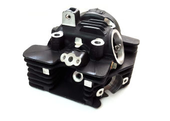 F28 125 CYLINDER HEAD COMPLETE BLACK