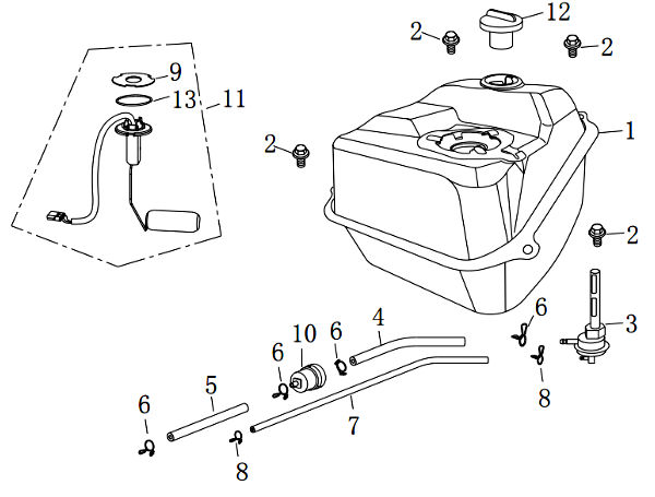 Fuel Tank - Euro 3