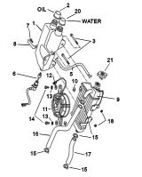 Radiator, Fan, Header Tank