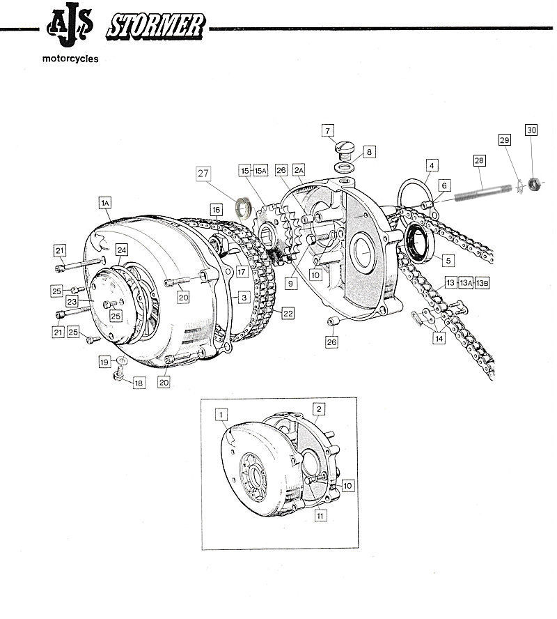 Section K - Front chaincase