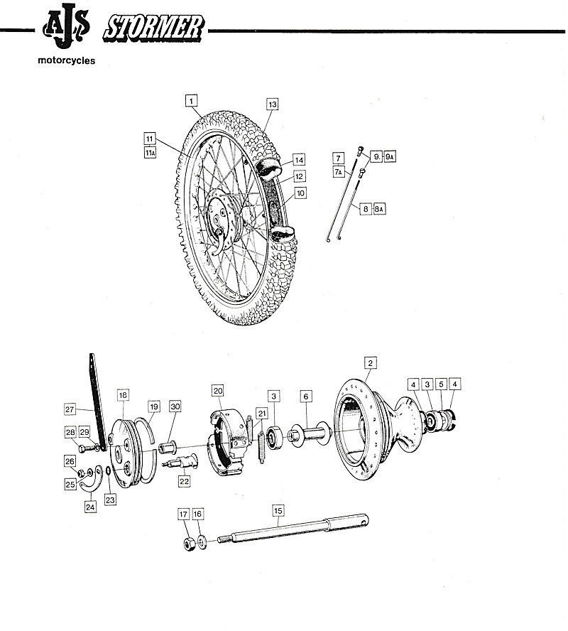 Section L - Front wheel