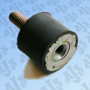 RUBBER BOBBIN, 25/22, M8x20, M/F, 45sh