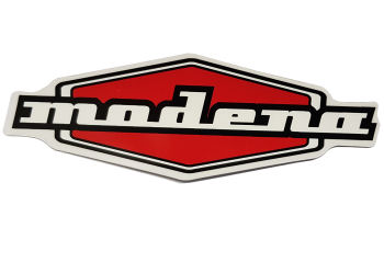 MODENA FRONT PANEL STICKER - RED